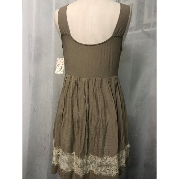 Free People Women's Dress Tea Taupe Sleeveless Dress Size 8 NWT - Picture 5 of 7